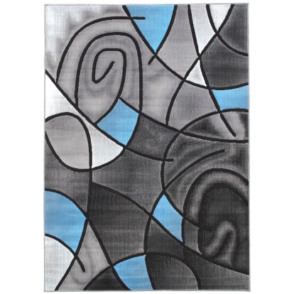 Sivas Charcoal Blue 8' X 10' Area Rug Model RG5187M by Furniture of America