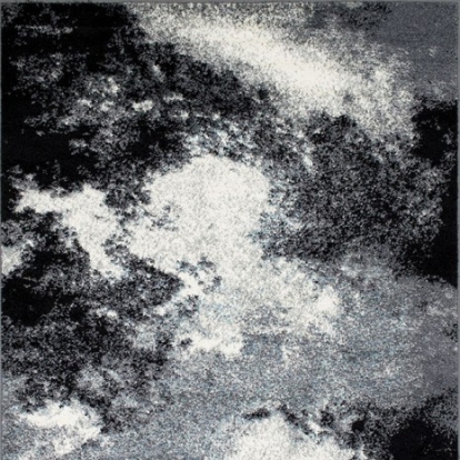 Furniture of America Serang Contemporary Polyester Gray-Black Area Rug Model RG5204