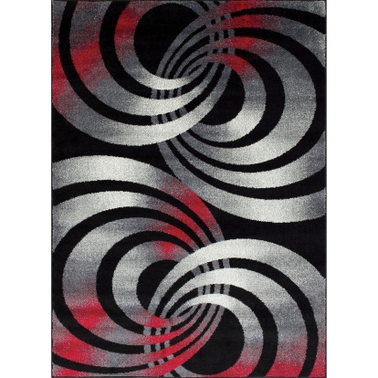 Serang Gray/Red 5' X 7' Area Rug Model RG5205 by Furniture of America