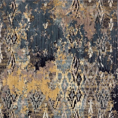 Furniture Of America Wilhelm Contemporary Polyester Indigo Breach Area Rug | RG8161S