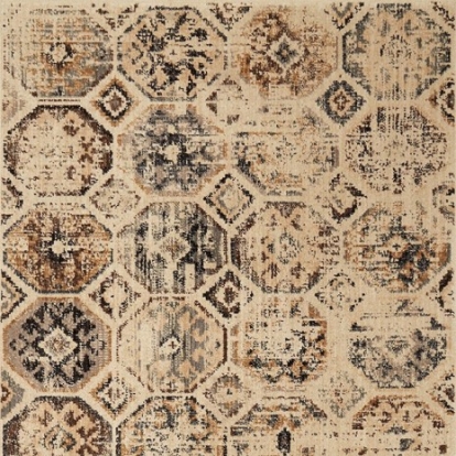 Furniture of America Wilhelm Contemporary Polyester Relic Beige Area Rug Model RG8165S