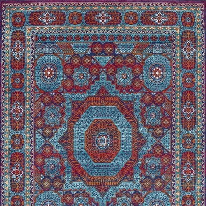 Furniture Of America Crumlin Contemporary Polyester Medallion Multi Area Rug | RG8173-Area Rug