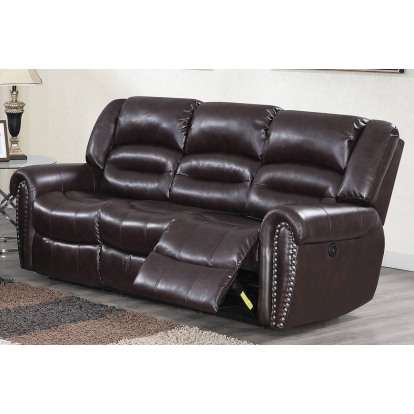 Poundex Power Reclining Sofa Model F86269