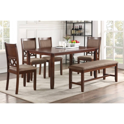 Poundex 6-Pcs Dining Set Model F2611