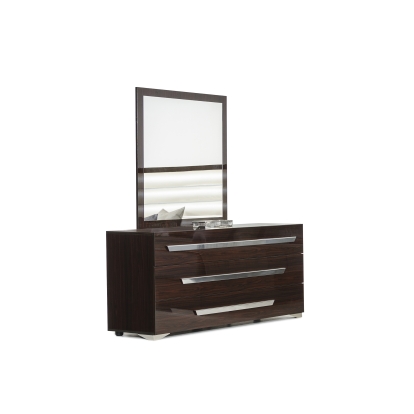 VIG Furniture Ebony Mirror SKU VGACROMANO-MIR - Product ID 17728