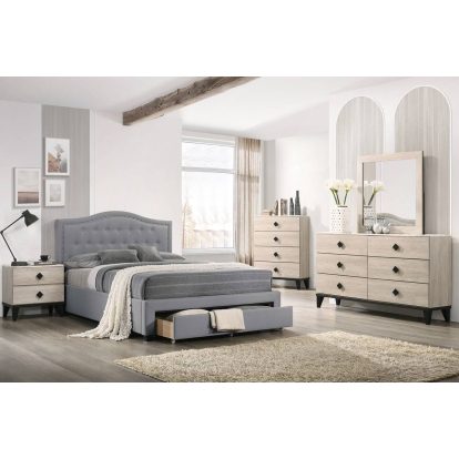 Poundex Full Bed Model F9528F