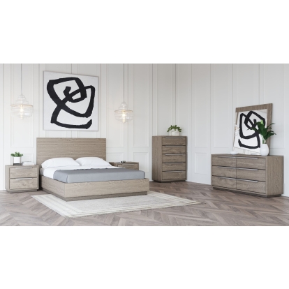VIG Furniture Grey Bedroom Set SKU VGLBHAMI-SET - Product ID 78206|78207
