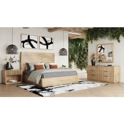 VIG Furniture Oak Bedroom Set SKU VGMABR-144-SET - Product ID 82033|81514|82034