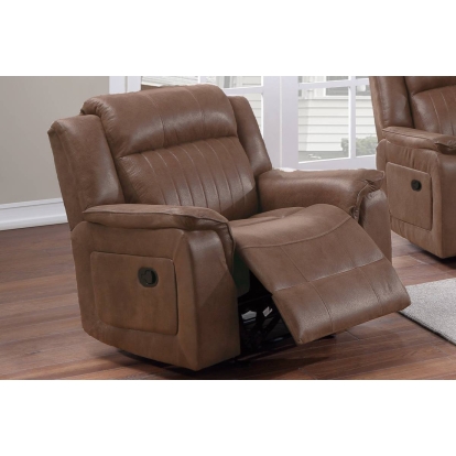 Poundex Manual Glider/Recliner Single Model F8741