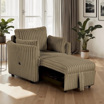 Furniture Of America Denholme Contemporary Engineered Wood, Fabric, Foam, Others Brown Chair | SL64002BR-CH-PK