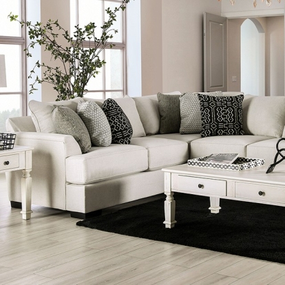 Gunnersbury Beige Sectional Model SM1119-SECT by Furniture of America