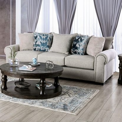 Laredo Beige Sofa with Loveseat Model SM1215-2PC by Furniture of America