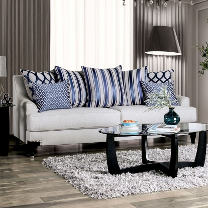 Sisseton Light Gray Sofa Model SM2207-SF by Furniture of America