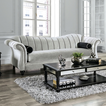 Marvin Pewter Sofa Model SM2227-SF by Furniture of America