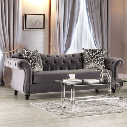 Antoinette Gray Sofa Model SM2229-SF by Furniture of America