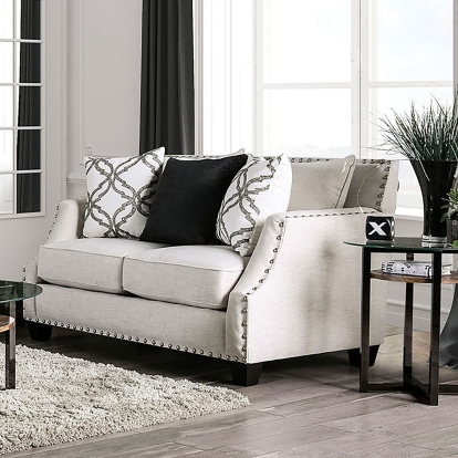 Phoibe Ivory Loveseat Model SM3078-LV by Furniture of America
