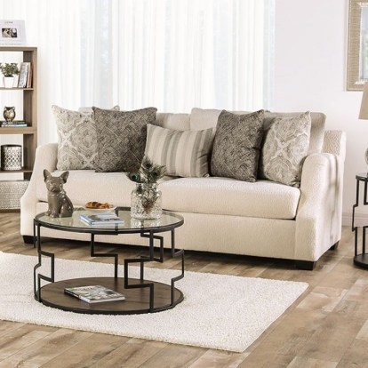 Laila Ivory Loveseat Model SM3083-LV by Furniture of America