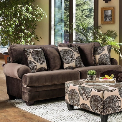 Bonaventura Brown Sofa Model SM5142BR-SF by Furniture of America