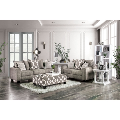 Basie Gray Sofa with Loveseat Model SM5156-2PC by Furniture of America