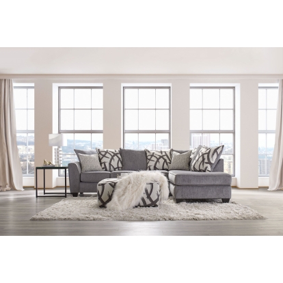 Amersham Gray Sectional Model SM5174-SECT by Furniture of America