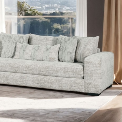 Furniture Of America Summerset Transitional Chenille, Foam, Wood Gray Sofa | SM5199-SF