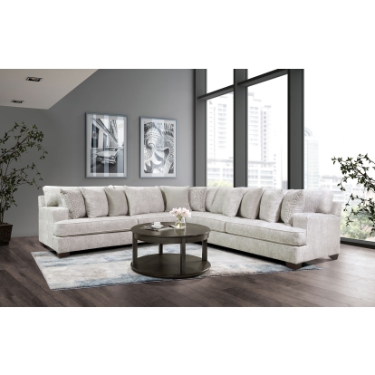 Alberton Beige Sectional Model SM5246-SECT by Furniture of America