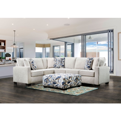 Heathfield Ivory Sectional Model SM5403-SECT by Furniture of America