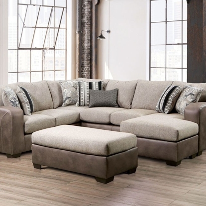 Ashenweald Brown/Light Brown Sectional Model SM5404-SECT by Furniture of America