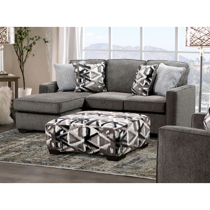 Brentwood Gray Sectional Model SM5405 by Furniture of America