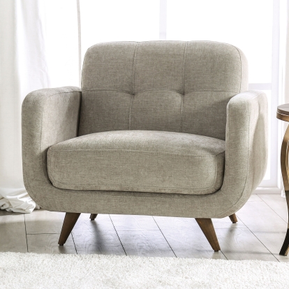 Siegen Beige Chair Model SM6043-CH by Furniture of America