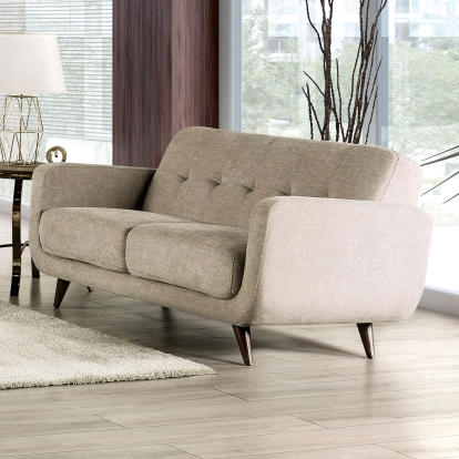 Siegen Beige Loveseat Model SM6043-LV by Furniture of America