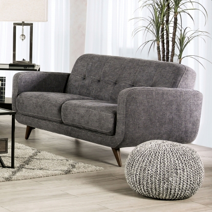 Siegen Gray Loveseat Model SM6044-LV by Furniture of America