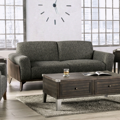 Kloten Gray/Brown Sofa Model SM6045-SF by Furniture of America