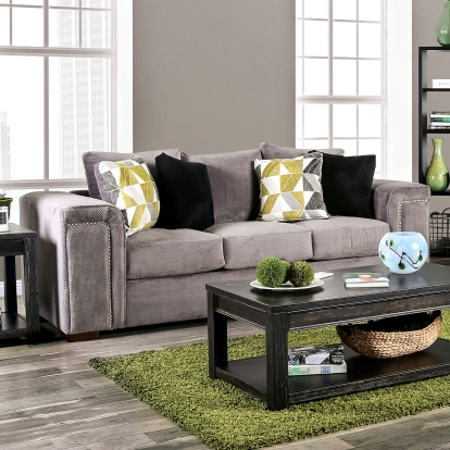 Bradford Warm Gray Sofa Model SM6154-SF by Furniture of America
