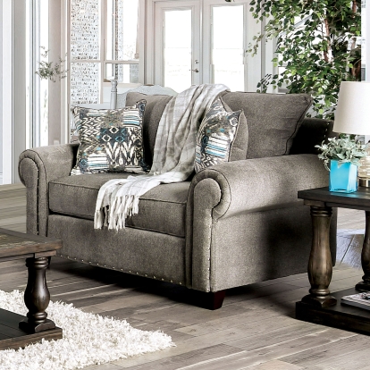 Mott Gray Loveseat Model SM6155-LV by Furniture of America