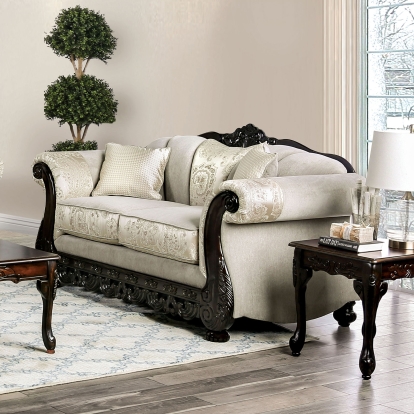 Newdale Ivory Loveseat Model SM6425-LV by Furniture of America