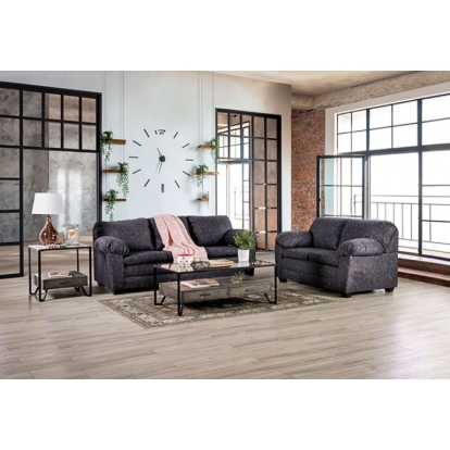 Keswick Charcoal Sofa with Loveseat Model SM7754-2PC by Furniture of America