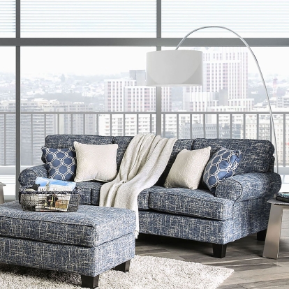 Pierpont Blue Sofa Model SM8010-SF by Furniture of America