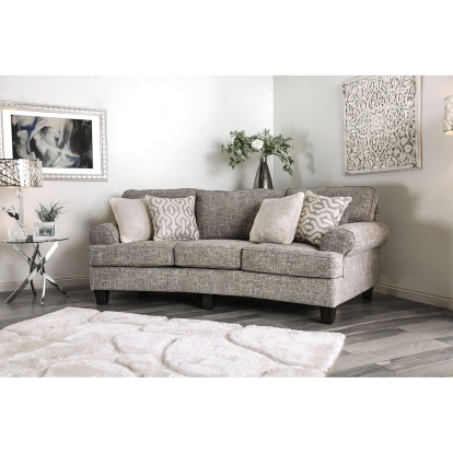 Pierpont Gray Sofa Model SM8012-SF by Furniture of America