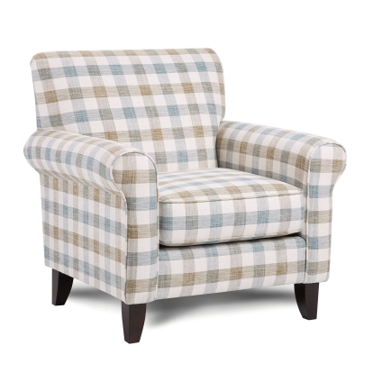 Cardigan Checkered Multi Accent Chair Model SM8191-CH-SQ by Furniture of America