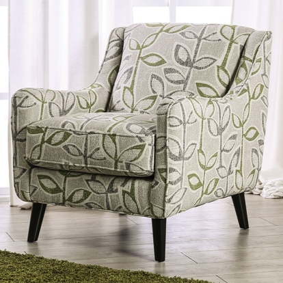 Gardner Gray/Green Accent Chair Model SM8195-CH-FL by Furniture of America