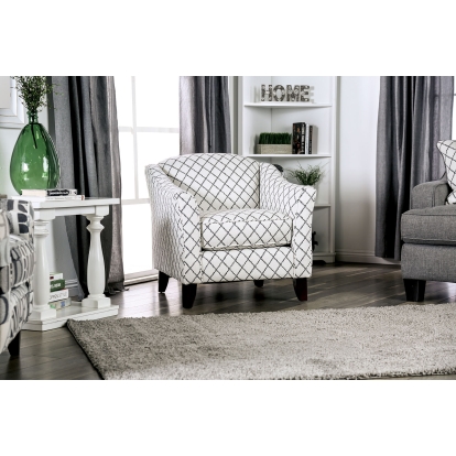 Verne Diamond Chair Model SM8330-CH-SQ by Furniture of America
