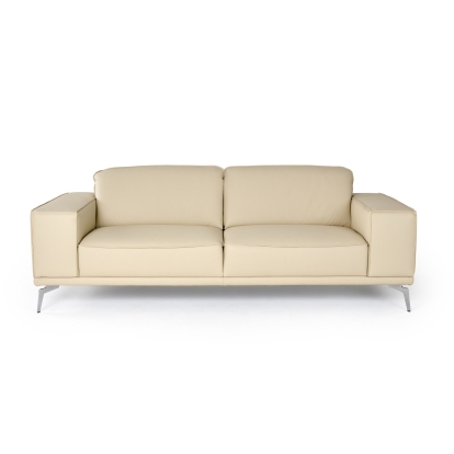 Lamod Italia Soho - Italian Off White Leather Sofa Sofa Off-White furniture-00181705 Vig Furniture VGDTSOHO-SF-OFFWHT-S