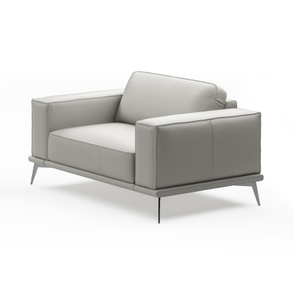 Lamod Italia Soho - Contemporary Light Grey Armchair Lounge Chair Grey furniture-00181704 Vig Furniture VGDTSOHO-GRY-CH