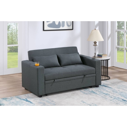 Poundex Convertible Sofa Model F8533