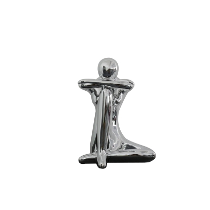 Modrest Resting Modern Silver Sculpture Sculpture furniture-00117680 Vig Furniture VGTHSZ-0406-SIL