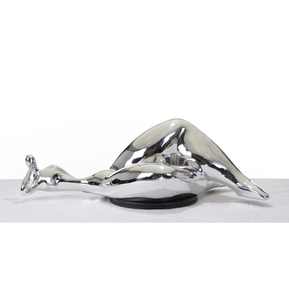 SZ0228 Modern Silver Napping Lady Sculpture Sculpture furniture-00115198 Vig Furniture VGTHSZ0228-SLV