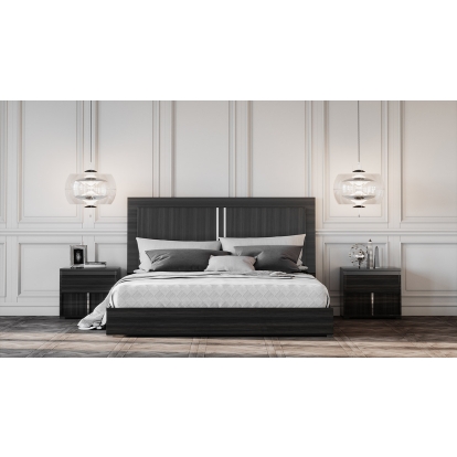 California King Modrest Ari Italian Modern Grey Bed Bed Grey furniture-00177978 Vig Furniture VGACARI-BED-CK