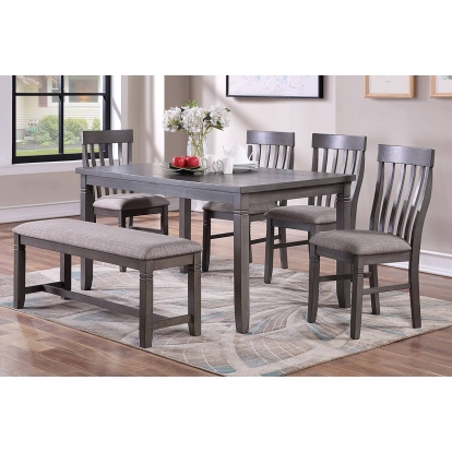 Poundex 6-Pcs Dining Set Model F2605