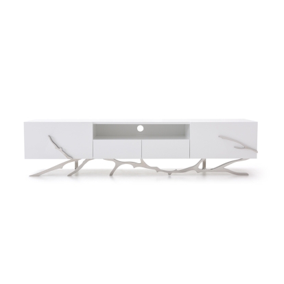 VIG Furniture White TV Stand SKU VGVCTV8111 - Product ID 73605B